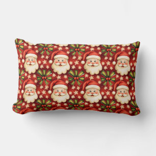 Vintage Retro Weihnachtsmann Lendenkissen