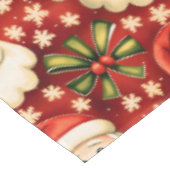 Vintage Retro Weihnachtsmann Tischdecke (Schrägansicht)