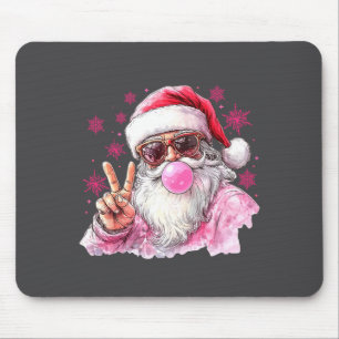 Vintage Retro Weihnachtsmann Weihnachten Bubble Gu Mousepad