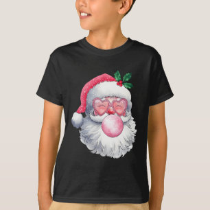 Vintage Retro Weihnachtsmann Weihnachten Bubble Gu T-Shirt