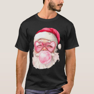 Vintage Retro Weihnachtsmann Weihnachten Bubble Gu T-Shirt