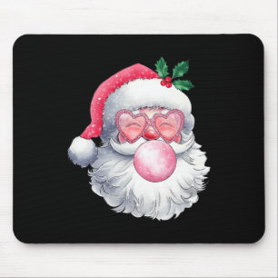 Vintage Retro Weihnachtsmann Weihnachten Bubble Ka Mousepad