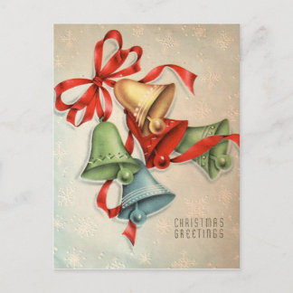 Vintage Retro Weihnachtspostkarte Feiertagspostkarte