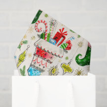 Vintage Retro-Weihnachtsstrümpfe