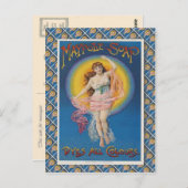 Vintage Retro-Werbung, Maypole-Seife, Postkarte (Vorne/Hinten)