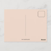 Vintage Retro-Werbung Postkarte (Rückseite)