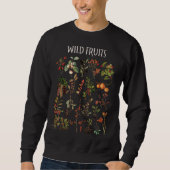 Vintage Retro Wild Fruit Botanical Chart Sweatshirt (Vorderseite)