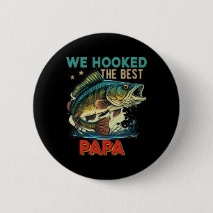 Vintage Retro Wir haben den besten Papa zum Vatert Button
