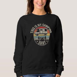 Vintage Retro Wohnwagen Campingbus Wohnmobil Sweatshirt