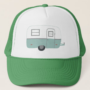 Vintage Retro Wohnwagen - Zeit für eine Reise Truckerkappe