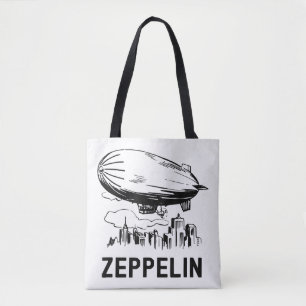 Vintage Retro Zeppelin - Luftschiff Skizze Tasche
