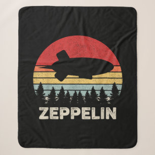Vintage Retro Zeppelin-Shirt Dirigible Luftschiff Sherpadecke