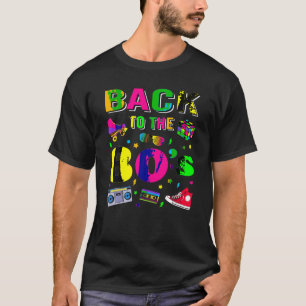 Vintage Retro Zurück zu 80er Grafikdesign T-Shirt