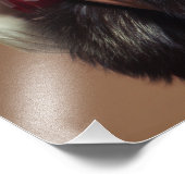 Vintage Retrofrau Fotodruck (Ecke)