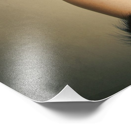 Vintage Retrofrau Fotodruck (Ecke)