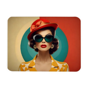 Vintage Retrofrau Magnet