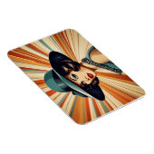 Vintage Retrofrau Magnet (Rechte Seite)