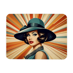 Vintage Retrofrau Magnet