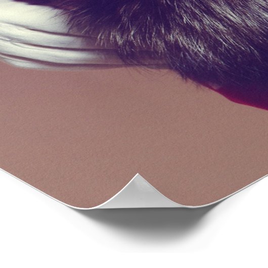 Vintage Retrofrau Poster (Ecke)