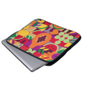 Vintage Retrofrucht Vintag nahtlos Muster. Abst Laptopschutzhülle (Vorne Knopf)