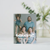 Vintage Retrojubiläen zum Neujahrsfest 2026 Postkarte (Stehend Vorderseite)