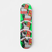 Vintage Retrokatze Skateboard (Vorne)