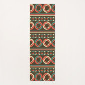 Vintage Retrokreise Yogamatte (Vorderseite)