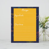 Vintage Retroküche Rezept (Stehend Vorderseite)