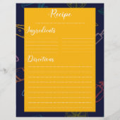 Vintage Retroküche Rezept (Rückseite)