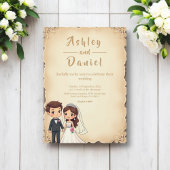 Vintage Retroromantik Einladung