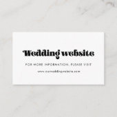 Vintage Retroskriptkarte Begleitkarte (Vorderseite)