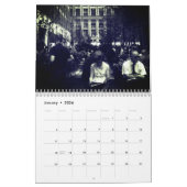 Vintage Retrostädte der USA Kalender (Jan 2026)