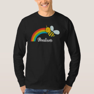 Vintage Retrostil-Beelieve in sich selbst Insekten T-Shirt
