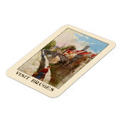 Vintage Retrostil Brügge Reiseanzeige Magnet (Linke Seite)