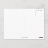 Vintage Retrostil Brügge Reiseanzeige Postkarte (Rückseite)