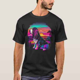 Vintage Retrowave Synthwave Neon 80er Vaporwave Ba T-Shirt
