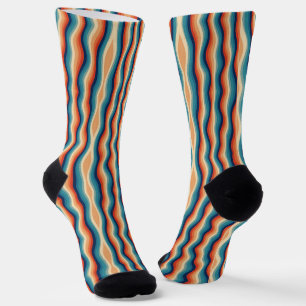 Vintage Retrowellen Socken