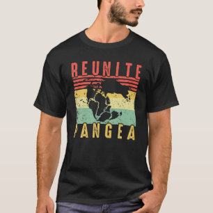 Vintage Reunite Pangea Lustiger Tag der Erde Geolo T-Shirt