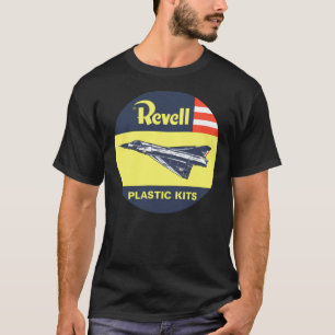 Vintage Revell Plastikbausatz Aufkleber Kampfflugz T-Shirt