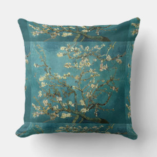 Vintage Reversible Van Gogh Mandelblüten Kissen