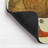 Vintage Rhino Durer's Rhinoceros Antike Mousepad (Ecke)