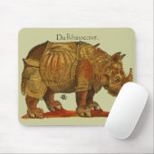 Vintage Rhino Durer's Rhinoceros Antike Mousepad (Mit Mouse)