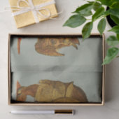 Vintage Rhino Durer's Rhinoceros Antike Seidenpapier (Geschenk)