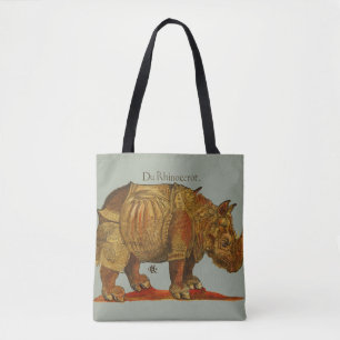 Vintage Rhino Durer's Rhinoceros Antike Tasche
