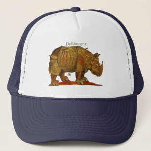 Vintage Rhino Durer's Rhinoceros Antike Truckerkappe