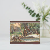 Vintage Rhode Island Postkarte (Stehend Vorderseite)