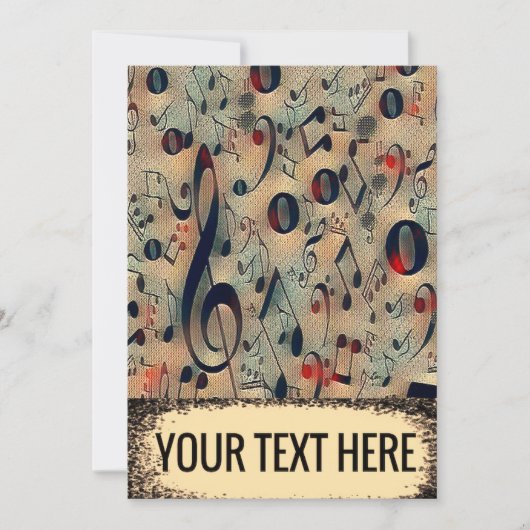vintage Rhythmik Save The Date (Vorderseite)