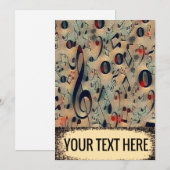 vintage Rhythmik Save The Date (Vorne/Hinten)