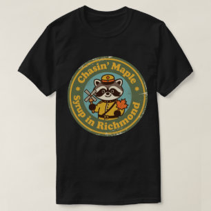 Vintage Richmond Ahornsirup Waschbär T-Shirt