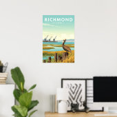 Vintage Richmond Virginia Poster (Heimbüro)